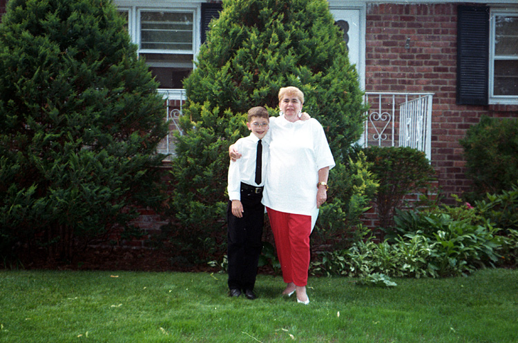 93-06-00, 10, Brian and Grandma, 6 th Grade Graduation