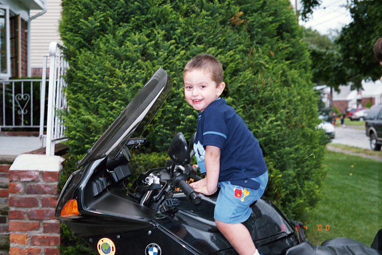 00-09-24, 25, Mikey on Motorcycle