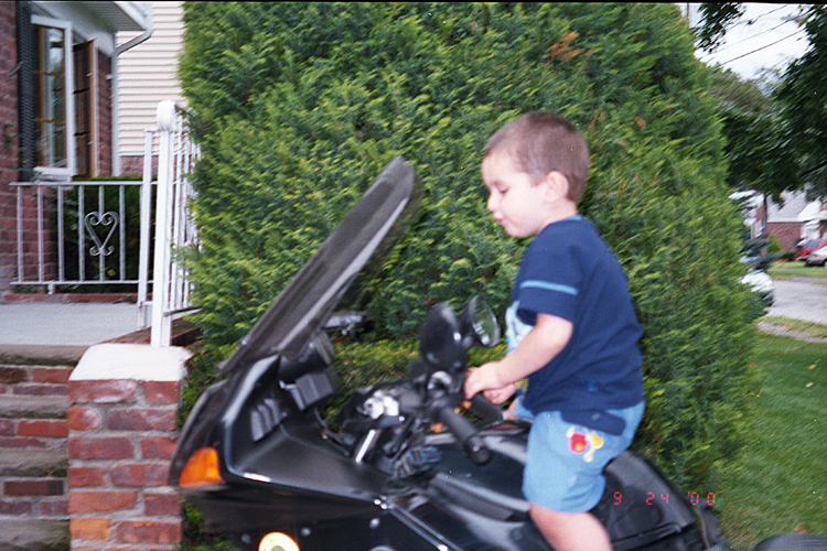 00-09-24, 26, Mikey on Motorcycle