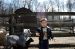 01-04-13, 22, Mikey with Goats, Turtle Back Zoo