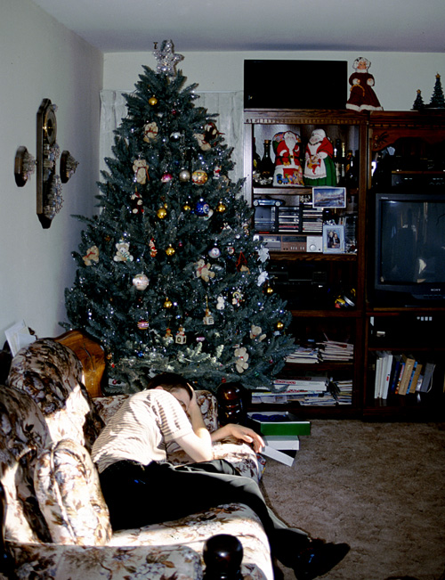 01-12-25, 01, Christmas, Brian & Tree, Saddle Brook, NJ