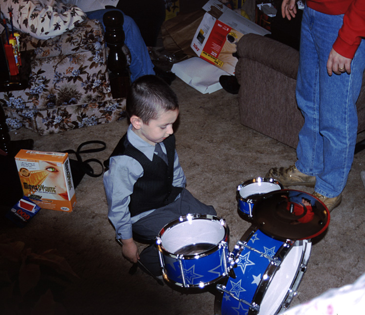 01-12-25, 19, Christmas, Mikey & his Drums, Saddle Brook, NJ