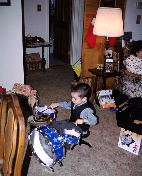 01-12-25, 28, Christmas, Mikey & his Drums, Saddle Brook, NJ