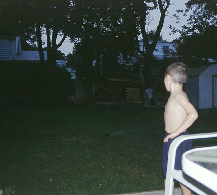 02-07-16, 02, Mikey running in sprinklers, SB, NJ