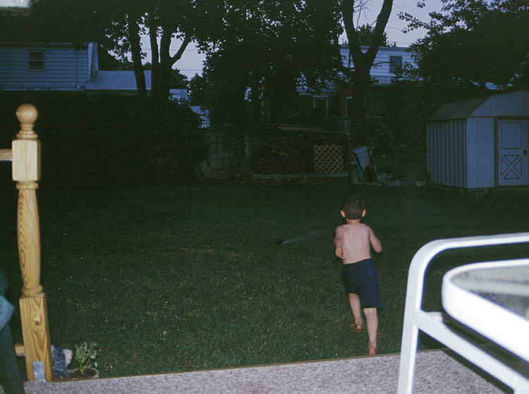 02-07-16, 03, Mikey running in sprinklers, SB, NJ