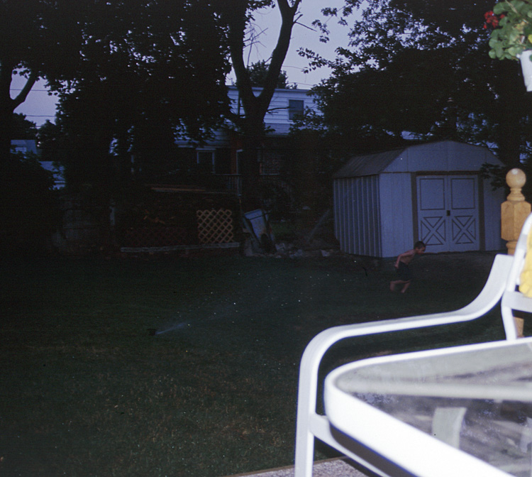 02-07-16, 04, Mikey running in sprinklers, SB, NJ