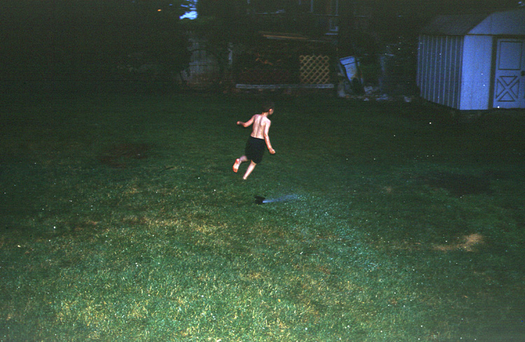 02-07-16, 08, Mikey running in sprinklers, SB, NJ