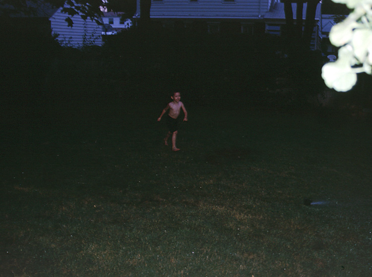 02-07-16, 15, Mikey running in sprinklers, SB, NJ