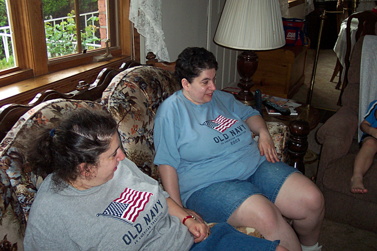 03-07-04, 03, Nancy and Karen, 4th of July Barbecue, SB, NJ