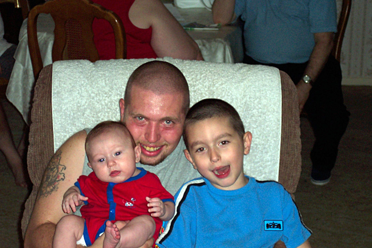 03-07-04, 08, Connor, Michael and Mikey, 4th of July Barbecue, SB, NJ