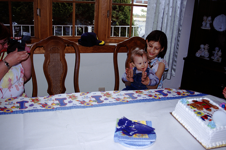 04-02-29, 18, Janice, Connor and Andrea, Connor's Birthday