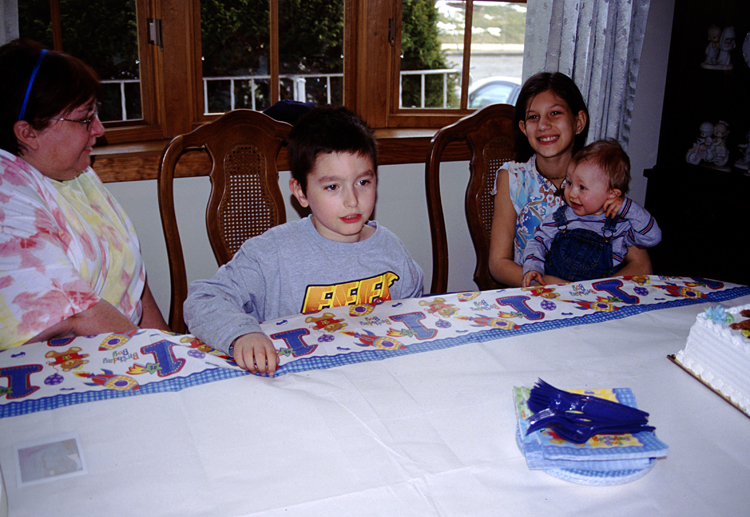 04-02-29, 19, Janice, Mikey, Connor and Andrea, Connor's Birthday