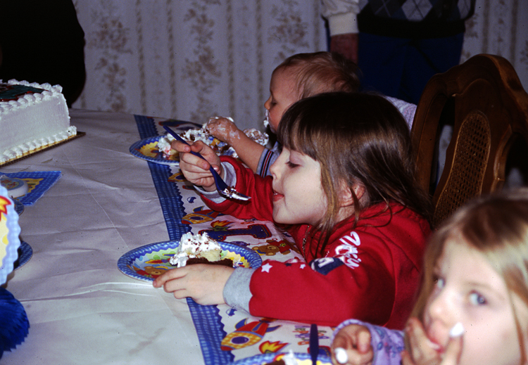 04-02-29, 40, Connor, Janisa and Briana, Connor's Birthday