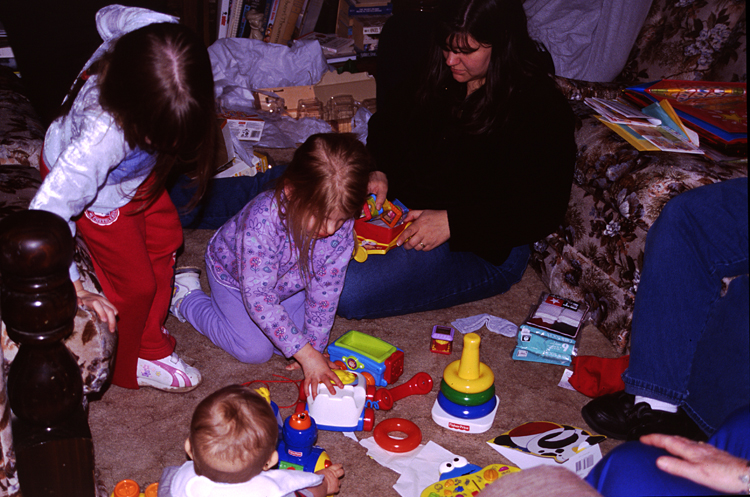04-02-29, 78, Janisa, Brianna, Connor and Lisa, Connor's Birthday