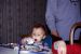 04-02-29, 51, Connor eating cake, Connor's Birthday