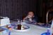 04-02-29, 55, Connor eating cake, Connor's Birthday