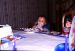 04-02-29, 58, Connor eating cake, Connor's Birthday