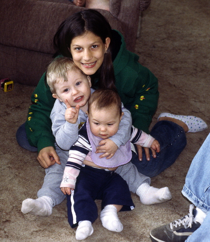 05-02-26, 13, Connor, Kaitlyn and Andrea, Connor's 2nd Birthday