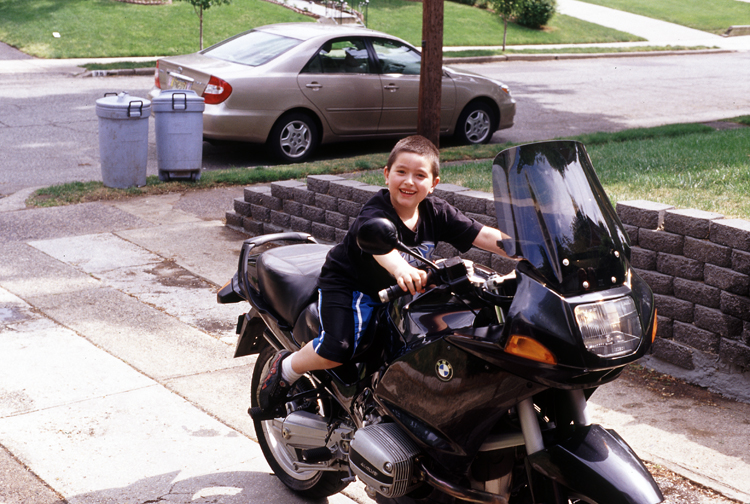 05-05-30, 25, Mikey on Bike, Saddle Brook, NJ