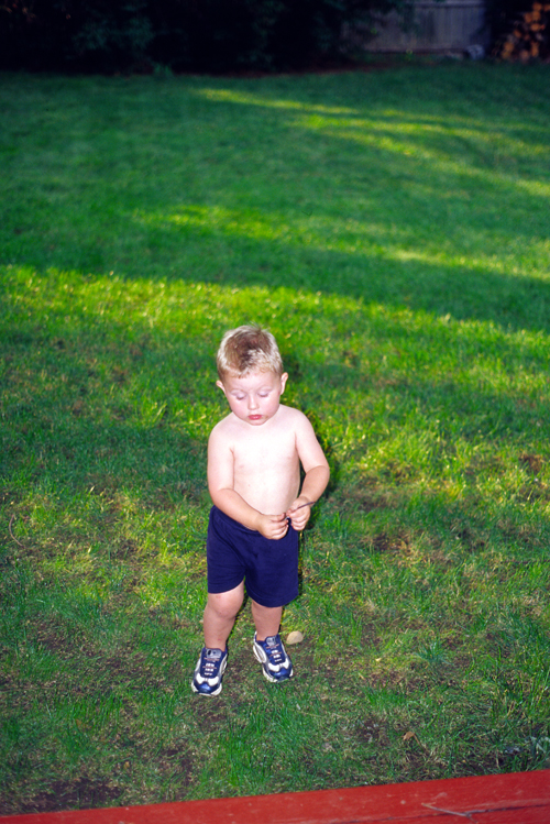 05-07-05, 5, Connor with Sparklers, Saddle Brook, NJ