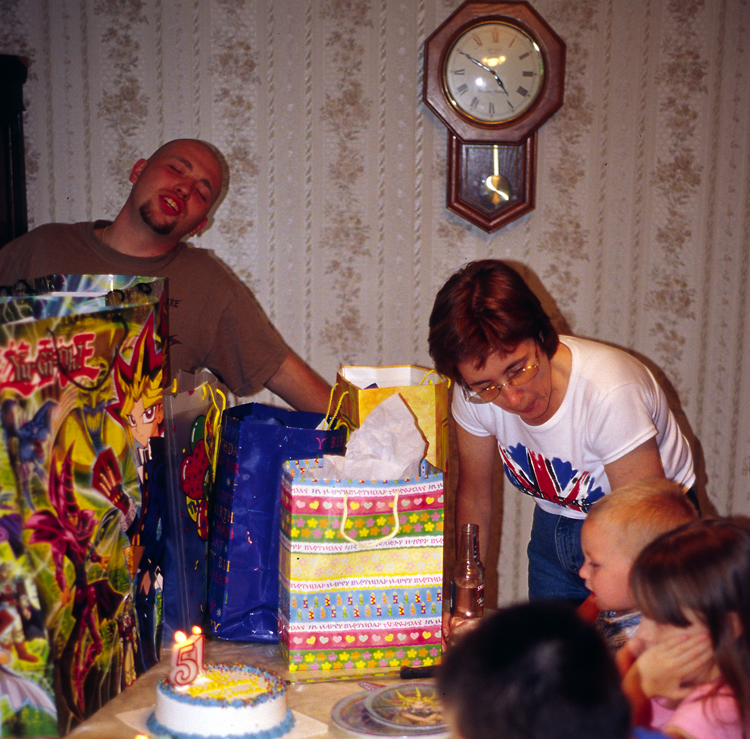 05-09-18, 01, Michael, Linda, and Connor, Mikey's Birthday