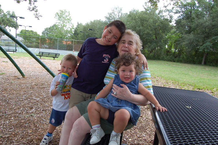 06-06-14, 037, Connor, Mikey, Grandma, Kaitlyn,  Fla