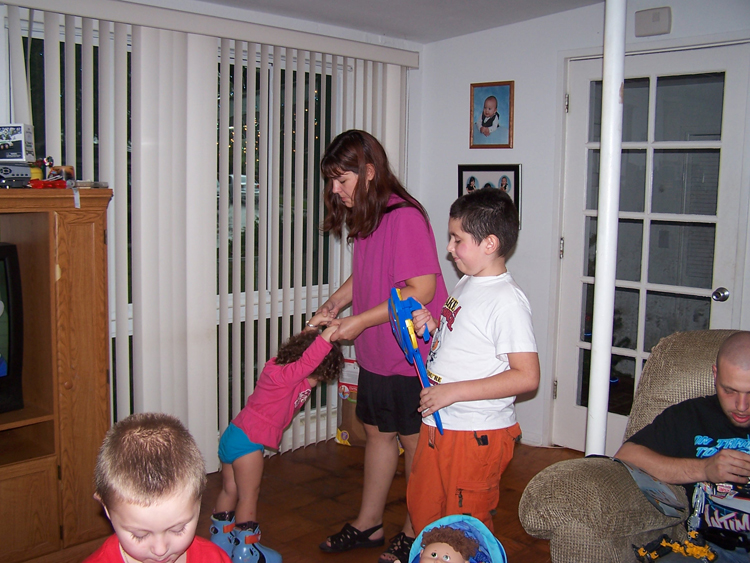 06-12-25, 019, Connor, Kaitlyn, Lisa and Mikey, Christmas, Maitland, FL