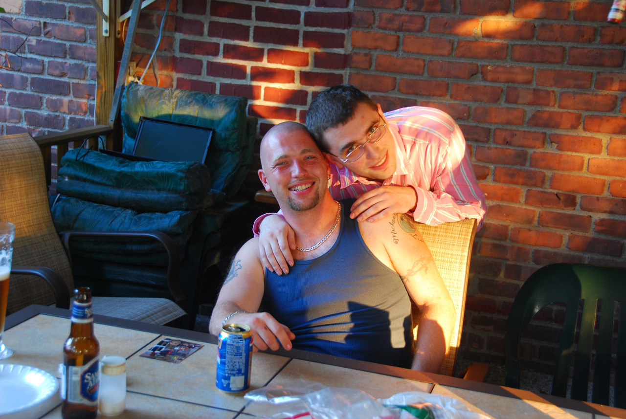 08-06-21, 005, Michael and Brian, Taggart Way House