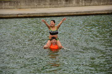 2015-01-05, 021, Connor & Kaitlyn Swimming in January